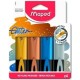 ROTUL. FLUOR MAPED PEPS METAL P/4 - Pack de 12 unidades